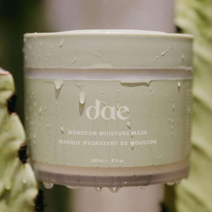 DAE Monsoon Moisture Mask - Intense Hydration Leaves Hair Glossy &amp Smooth Strengthens Elasticity Helps Prevent Damage (8 oz)