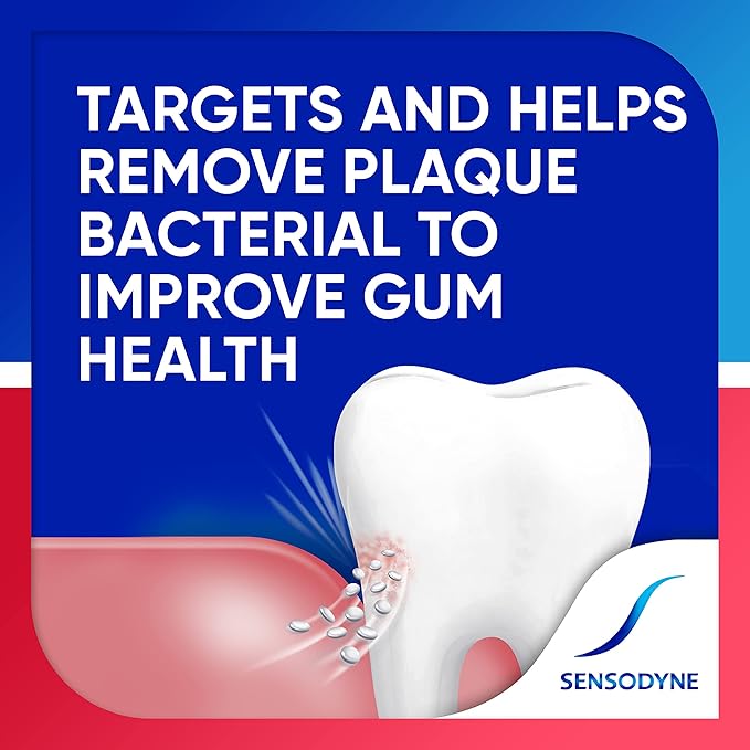Sensodyne Sensitivity &amp Gum Sensitive Toothpaste for Gingivitis Sensitive Teeth Treatment Clean &amp Fresh - 3.4 oz (pack of 4)
