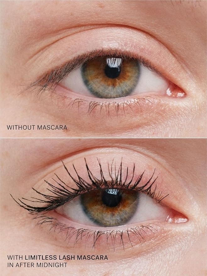 ILIA - Limitless Lash Mascara | Lightweight Nourishing Lengthening Lifting | Flake + Smudge-Resistant | Non-Toxic Cruelty-Free Ophthalmologist-Tested Safe For Sensitive Eyes (Soft Black)