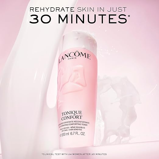 Lanc?me Tonique Confort Hyaluronic Acid Toner - Hydrating &amp Purifying Toner for Radiant &amp Smooth Skin Texture - Lightweight Milky Toner - Suitable for all skin types