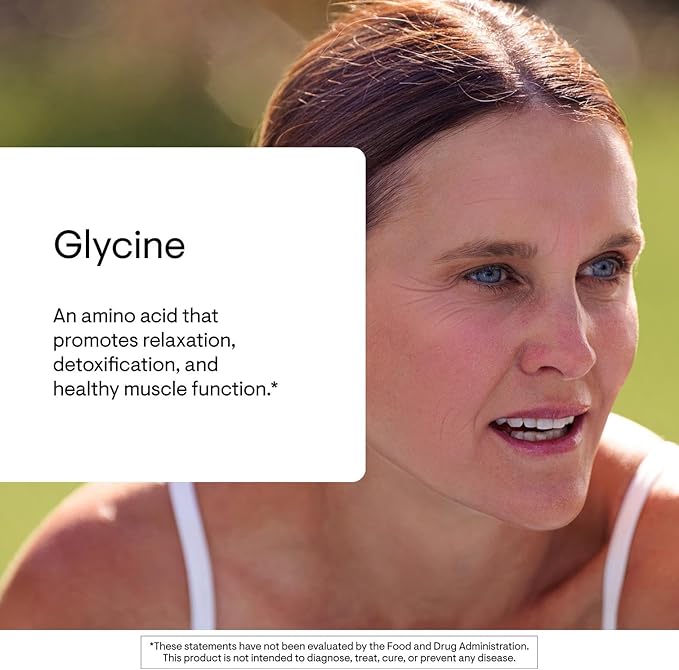 THORNE - Glycine - Amino Acid Support for Relaxation Detoxification and Muscle Function* - 250 Capsules
