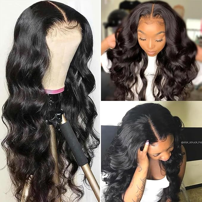 Luminary Body Wave Lace Front Wigs Human Hair Pre Plucked with Baby Glueless 150% Density Brazilian Frontal for Black Women(20inch Wig) 1.0 Count