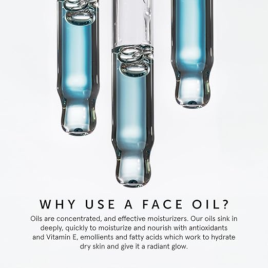 HERBIVORE Lapis Facial Oil | Balances Oil &amp Soothes Redness with Blue Tansy &amp Squalane | Safe for Oily &amp Acne Prone Skin Non-Comedogenic Vegan