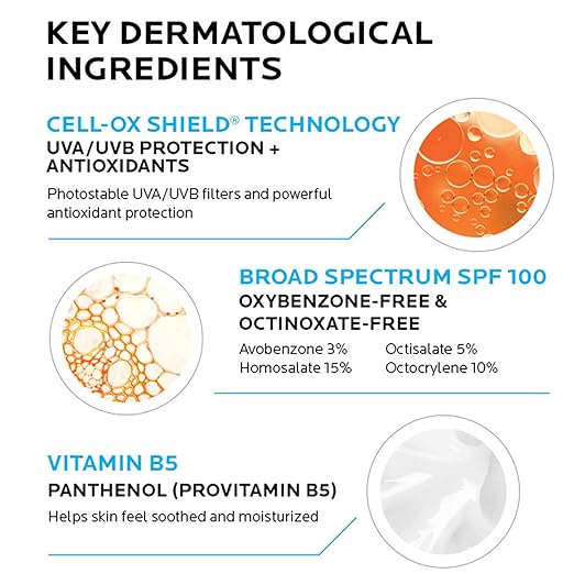 La Roche-Posay Anthelios Melt-In Milk Sunscreen SPF 100 Sunscreen For Body &amp Face Broad Spectrum SPF + Antioxidants Oil Free For Sun Sensitive Skin Oxybenzone Free