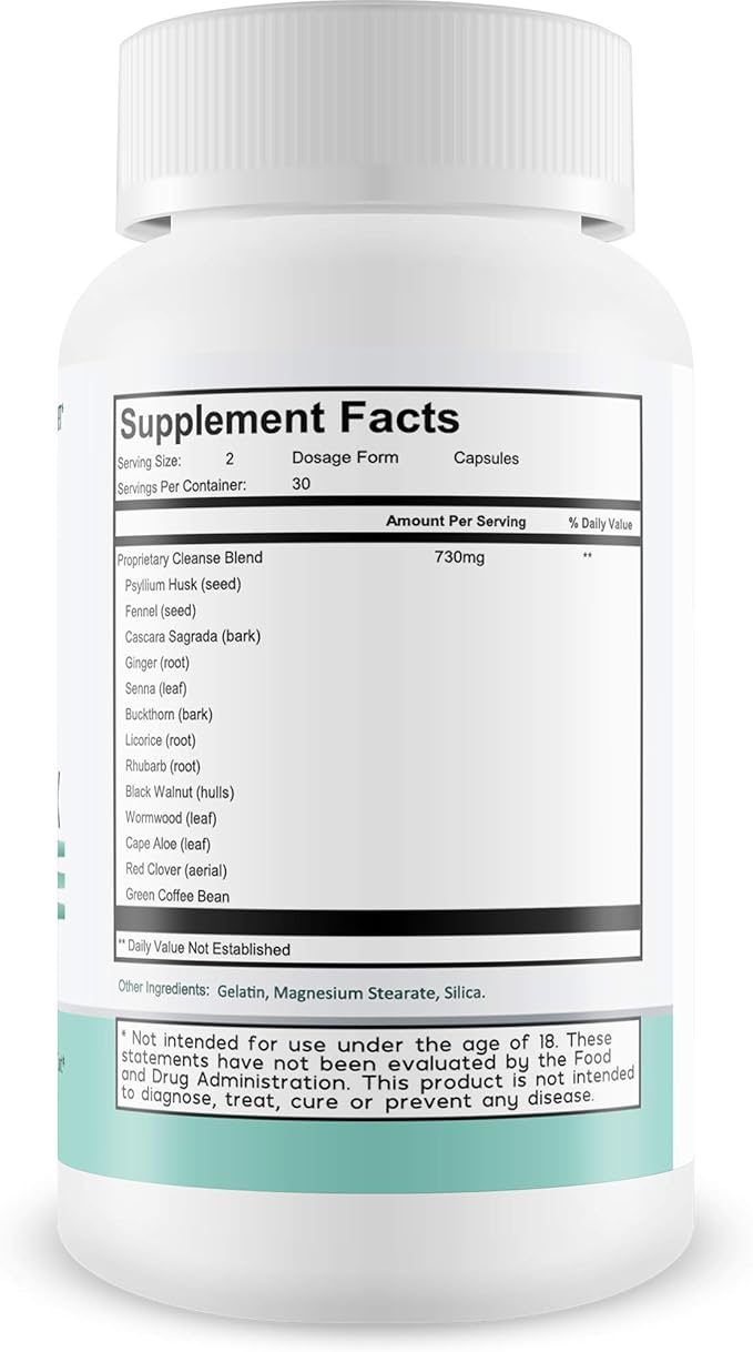 Sebi Detox Cleanse - Advanced Detoxification Support - Detox The Entire Body Starting with The Gut - Help Remove Toxins - Inspired by dr sebi Products - Natural Detox Cleanse - Keto Detox