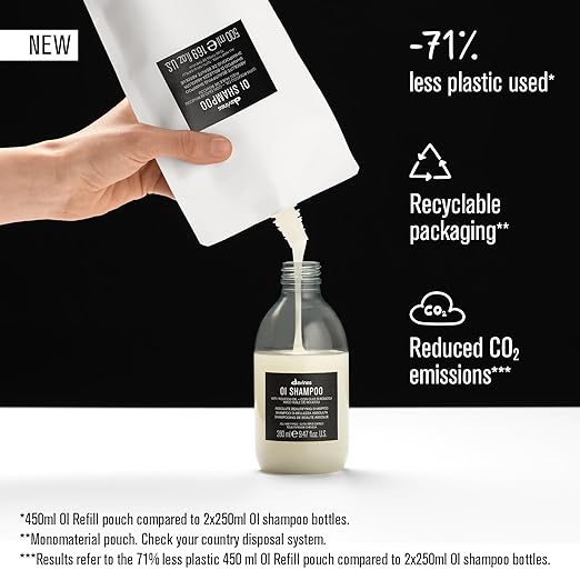 Davines OI Nourishing Shampoo for All Hair Types Adds Silky-Smooth Shine &amp Volume Softens And Restores Chemically Treated Hair