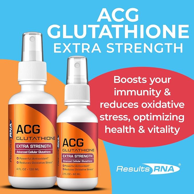 Results RNA - ACG Glutathione Extra Strength Immune Boost ? Powerful Antioxidant &amp Immune Boost Formula in a Great Tasting Spray. Recommended by Doctors Worldwide ( 4 oz )