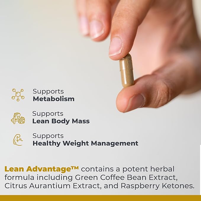 Premier Research Labs Lean Advantage: Green Coffee Bean Extract for Weight Loss Green Coffee Extract Coffee Pills Appetite Suppressant for Women &amp Men Weight Management Supplement - 90 Capsule