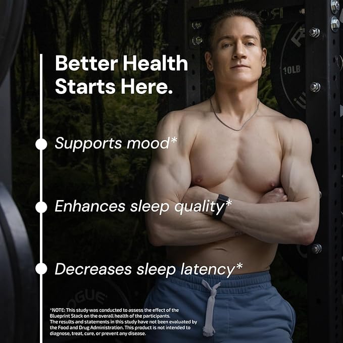 Blueprint Bryan Johnson Creatine Monohydrate Powder ? Amino Acid Powder - Supplement Supports Muscle Growth Recovery Strength &amp Focus ? Unflavored Creatine for Women &amp Men ? 5g Dose ? 100 Se