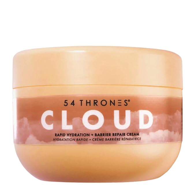 54 Thrones Barrier Repair Cloud Cream Ultimate Hydrating Skin Care Hydrating Peptide Moisturizer Skin Repair Cream draft Repair Ghanaian Coconut + Moroccan Almond