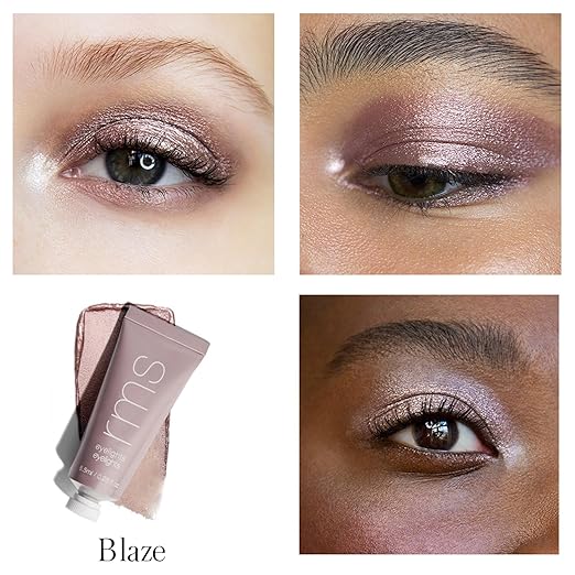 RMS Beauty Eyelights Cream Eyeshadow Long-Wear Hydrating Creamy Eyeshadow for Luminous Buildable Natural Color Smudge-Resistant Blendable Formula in Multiple Shades 0.23 oz