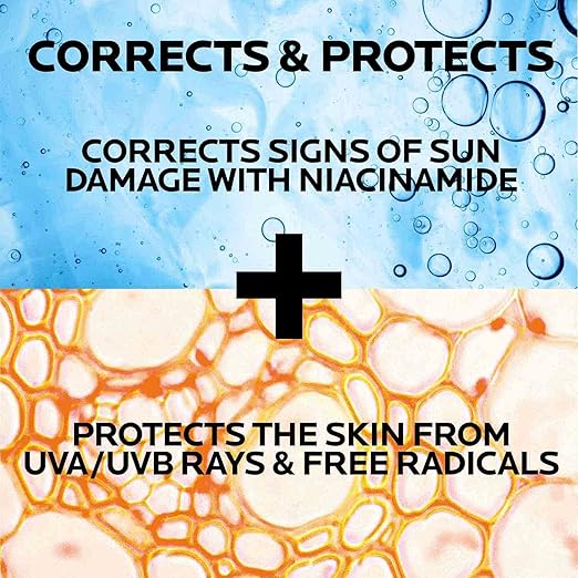 La Roche-Posay Anthelios UV Correct Sunscreen Moisturizer SPF 70 Daily Anti-Aging Face Moisturizer with Sunscreen and Niacinamide to Even Skin Tone &amp Fine Lines Sun Protection for Sensitive Skin