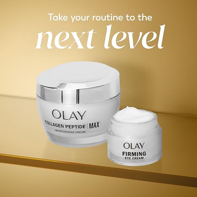 Olay Collagen Peptide Face Moisturizer Firming Cream for Women Fragrance-Free Non-Greasy - Hydrating Anti-Aging Anti-Wrinkle Smoothing of Fine Lines Tightening Skin Care - Niacinamide 1.7 Oz