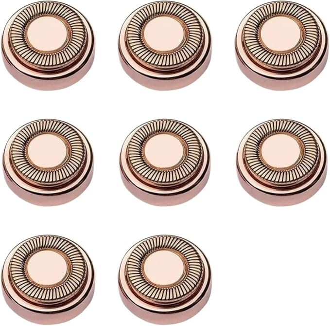 for Flawless Hair Remover 1/2/3/4/6/8/9/12 Pcs Replacement Heads Count Replacing Blades for Gen1 Lipstick Shaped Hair Remover(8pcs)