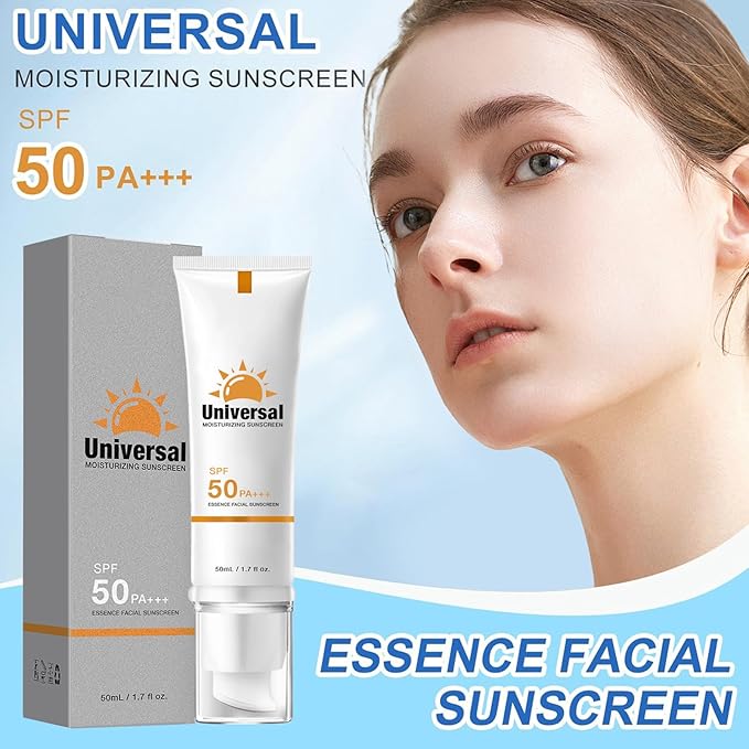 Tinted Sunscreen For FaceSPF 50Universal Protector Solar 50 Face Sunscreen Moisturizer No White Cast No StickySuitable for all Skin Types and UV Protection Travel Size Sunscreen (3pcs)