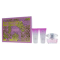 Versace Versace Bright Crystal Women Giftset (Eau De Toilette Spray Perfumed Bath and Shower Gel Shimmering Body Gel)