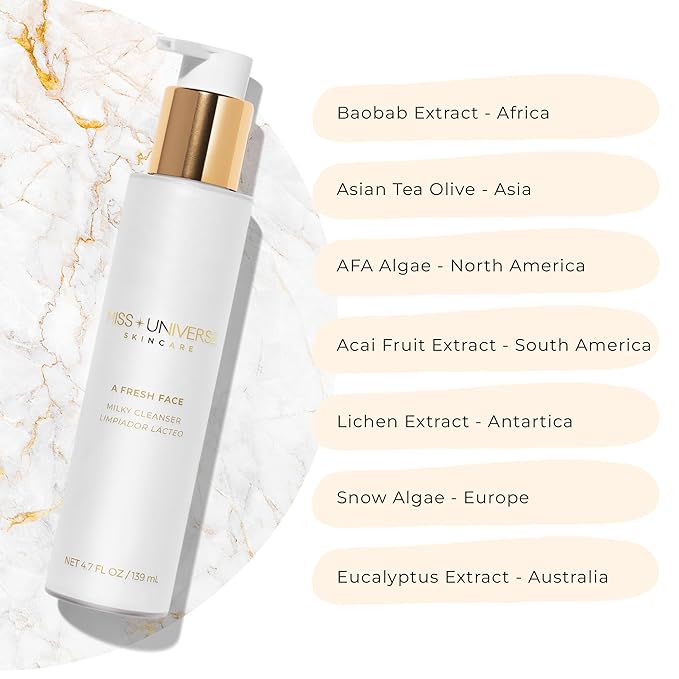 A Fresh Face Cleanser 4.7 fl oz Foaming Face Wash for Women and Men Facial Skin Care Product with Lactic and Hyaluronic Acids Hydrating Facial Cleanser and Makeup Remover