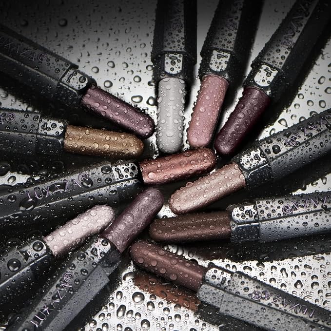 Brown Eyeshadow Stick Makeup Set 10PCS Neutral Shimmer And Matte Cream Eye Shadow Palette Metallic Bronze Smoky Eyeliner Brightener Crayon Pencil Kit Ideal Gift for Women -Ash Rose
