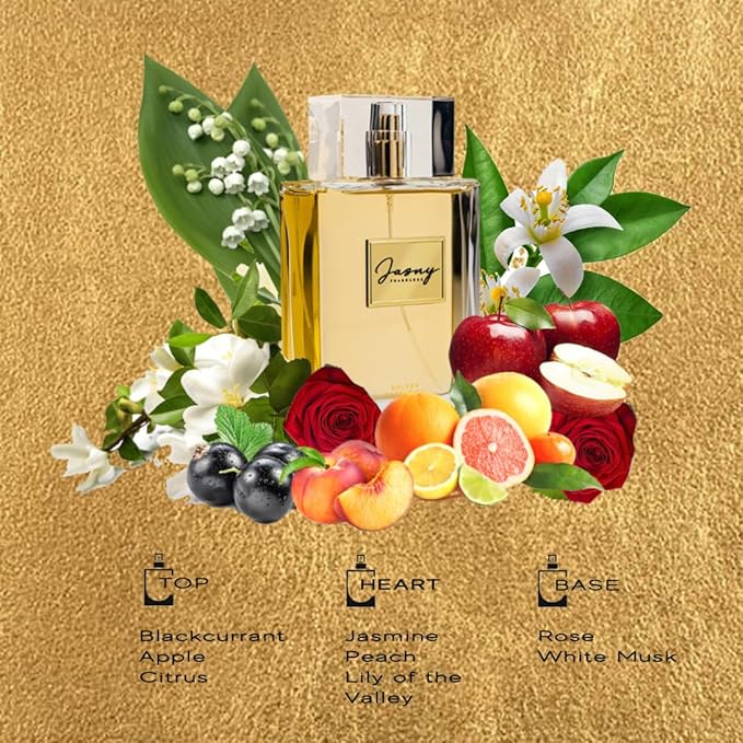Miami Night Passion &amp Golden Sensation Perfume Set ? Fragrances for Him &amp Her (50ml each) | Floral Citrus &amp Woody Aromatic Notes | Luxury &amp Elegance by Jasny Fragrance