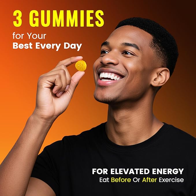 EAA Gummies for Men Women 120 Ct Essential Aminos Acids (EAA)Supplements and All Branched-Chain Aminos (BCAAs)with HMBCreatine MonohydrateElectrolytes for Muscle Relief &amp GrowthOrange-Lemon
