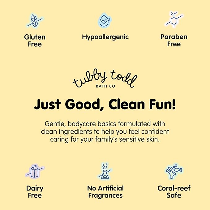 TUBBY TODD Mineral Sunscreen SPF 50 - Broad Spectrum Sunscreen Lotion for Kids - Water-Resistant for 80 Minutes - Safe for Sensitive Skin - Non-Greasy Feel - 2 Pack 4 Fl Oz