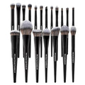 Bueart Design 19Pcs Professional Grade Labeled Makeup Brushes Set Large Foundation Powder Contour Concealer eyeshadow Blush EyeLiner Make up BrushesPremium Synthetic hairVegan Cruelty-free
