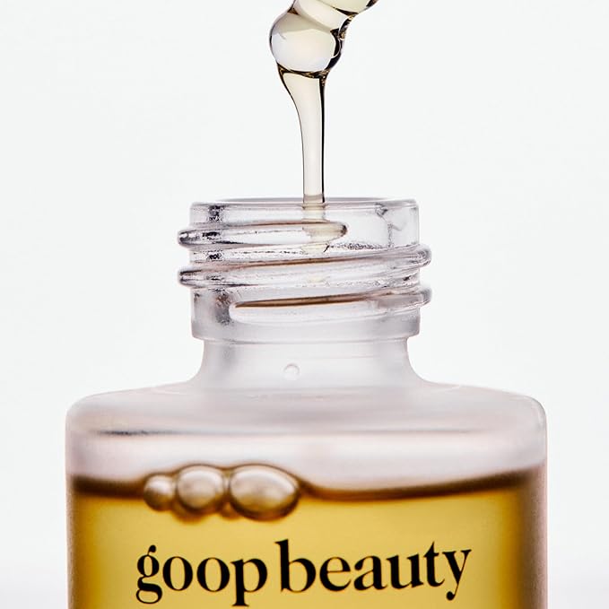 goop Beauty Nutrient Face Oil | Anti Aging Moisturizer for Smooth Skin Texture &amp Wrinkles | Bakuchiol Cacay &amp Organic Amla | 1 fl oz