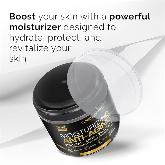 Men's Face Cream Moisturizer - Anti-Aging Cream For Men Collagen Retinol &amp Hyaluronic Acid - Day &amp Night - Facial Skin Care- Anti Wrinkle 1.7 oz