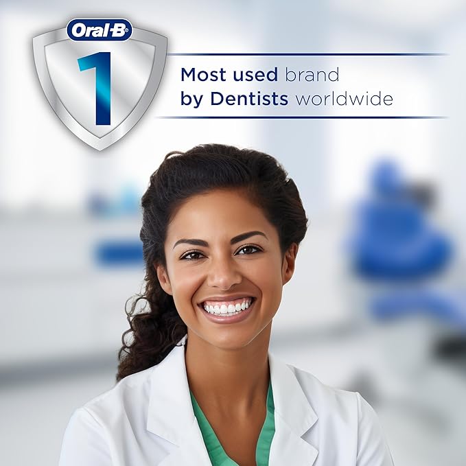 Oral-B iO Deep Clean + Protect Rechargeable Electric Toothbrush Black with a iO Series 7 Toothbrush 2 Replacement Brush Heads and a Charging Travel Case
