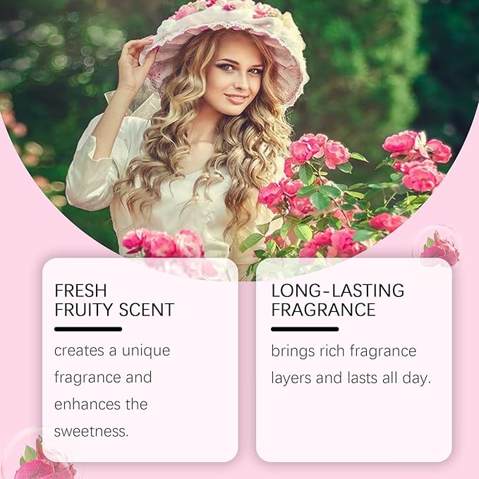 Red Pitaya Eau De Toilette Spray - Long-Lasting Fruity &amp Refreshing Perfume For Daily Wear(3PCS)