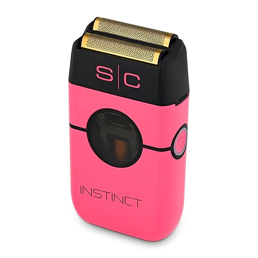 StyleCraft Instinct Metal Cordless Double Foil Shaver with IN2 Vector Motor Intuitive Torque Control USB-C Rechargeable