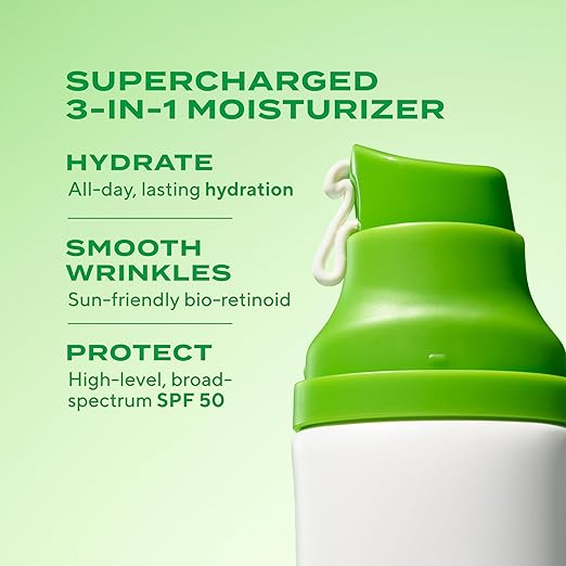 Murad Superdraft Wrinkle-Fighting Moisturizer SPF 50 - Bio-Retinoid Ultra Sheer Facial Sunscreen Gently Targets Fine Lines and Wrinkles With Aging Protection From UVB/UVA - 1.7Fl Oz