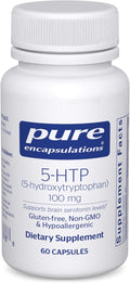 Pure Encapsulations 5-HTP 100 mg - Brain Health Sleep Regulation &amp Appetite Support* - 5-Hydroxytryptophan - Gluten Free &amp Non-GMO - 60 Capsules