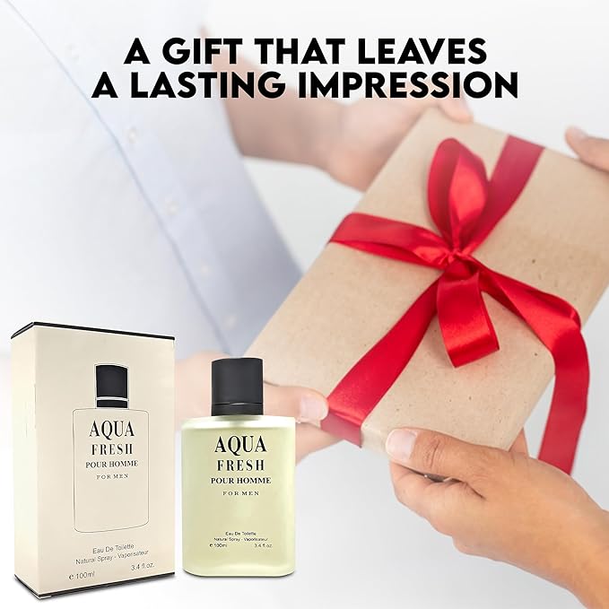 Cologne for Men Set 4 Combo Sets(DonatelloDB/DonatelloLB/Aqua Fresh/Aries) Eau De Parfume/Toilette Natural Spray Each 100ML Men Perfume Long Lasting Fragrance for Daily Use