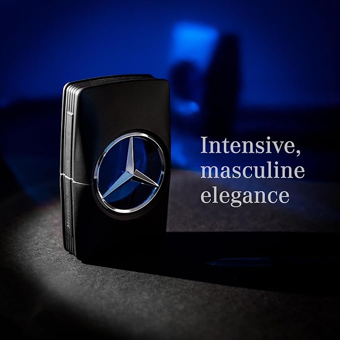 Mercedes Benz Man - Elegant Fragrance Set With Sensual Floral Woody Notes - Mesmerize The Senses With Original Luxury Men’s Fragrance Gift Set - Endless Day Through Night Scent Payoff - 3 Pc