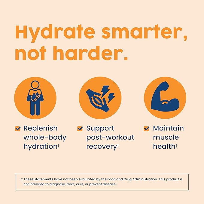NativePath Native Hydrate Zero Sugar Electrolytes Powder with BCAAs Tangerine Hydration Keto &amp Paleo Friendly 30 Servings