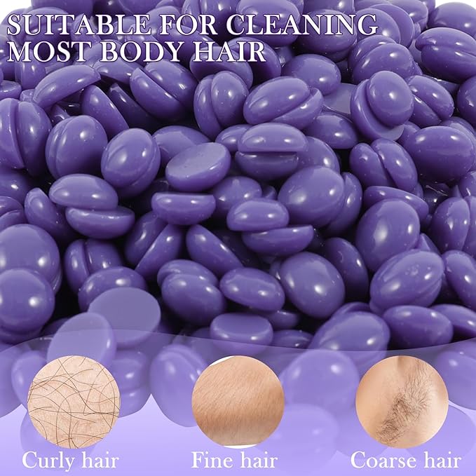Wax Beads Bulk - 3.3lb Wax Beans Supplies for Esthetician - Professinal Painless Waxing for Face Upper Lip Bikini Leg Women Natural Melting Kit - Hypoallergenic Hard Wax Beads Bulk