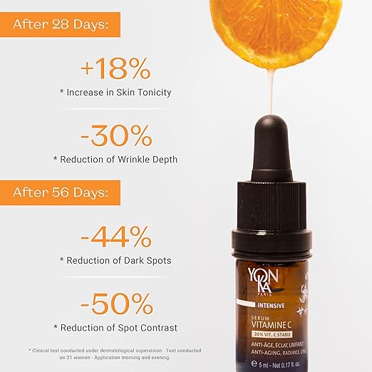 Yon-Ka Vitamin C Face Serum | Anti-Aging Face Serum for Sensitive Skin | High Concentrate to Treat Wrinkles &amp Uneven Skin Texture
