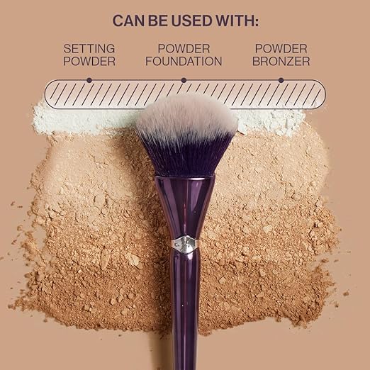 Anisa Beauty Multi-Powder Brush | Versatile Face Brush for Setting Finishing| Soft Synthetic Fibers for Smooth Application | Professional Quality Makeup tool