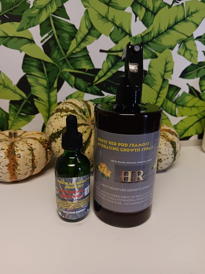 Red pod Hydration Growth Spray Duo