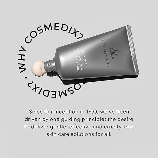 COSMEDIX Humidify Face Moisturizer for Women - Hydrating Deep Moisturizing Firming Anti-Wrinkles Cream for Rough &amp Dry Skin - Facial Skin Care Products for Softer Smoother &amp Firmer Skin