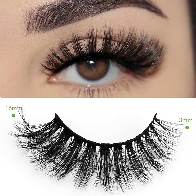Wholesale Lashes 3D Faux Mink Eyelash Bulk 18mm Handmade Reusable Eye Lash Dramatic Fluffy False Lash with Glitter Portable Packing (Flufy 30 pairs - A07)