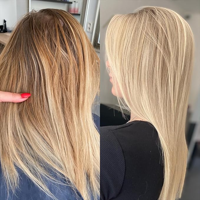 HAIR BAR NYC 20 Volume - Blond Plex Anti-Yellow Porfessional Lightening System for Charcoal Hair Bleach - Violet Developer with Plex Reduce Brassy Eliminates Orange Tones 33.8oz/1lt
