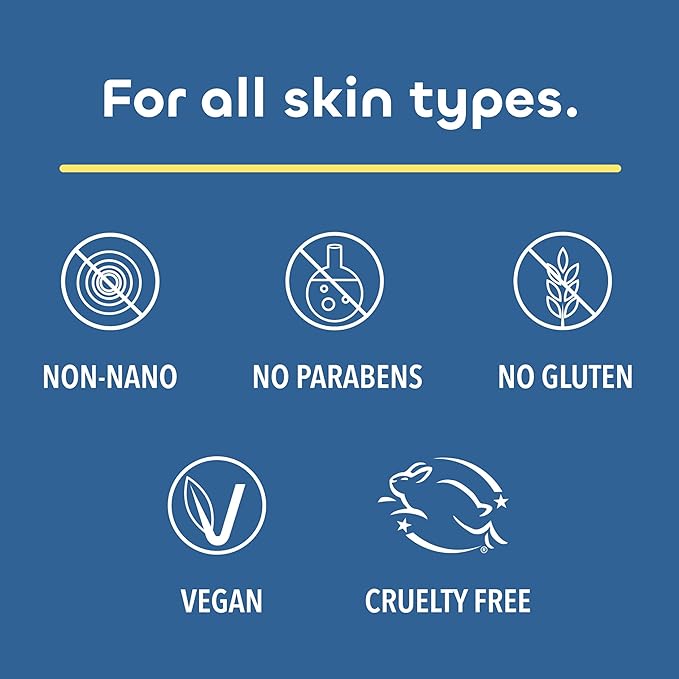 Seaweed Bath Co. Weightless Face Shield Mineral SPF 50 Zinc Oxide Suncreen Facial Serum 1.7 Oz. Lightweight Water Resistant Facial Moisturizer