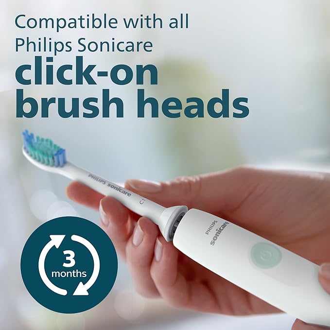 Philips Sonicare 2100 Power Toothbrush Rechargeable Electric Toothbrush White Mint HX3661/04