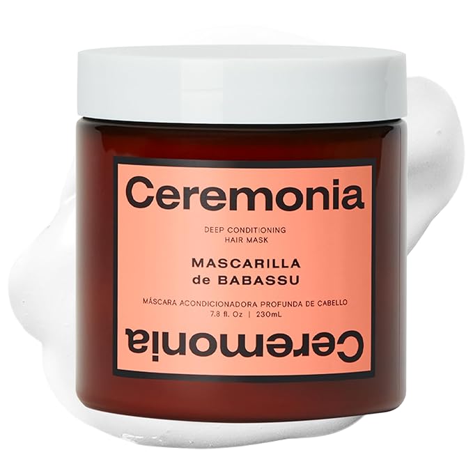 Ceremonia Mascarilla de Babassu Oil and Cupua?u Butter Deep Conditioning Hair Mask 7.8 Fl Oz | 230 mL