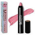 Mommy Makeup Triple Sticks Lipstick Cream Blush &amp Treatment All-In-One with Shea &amp Cocoa Butter - Soft &amp Creamy Moisturizing Lip Crayon For Lips &amp Cheeks (Pink Daisy)
