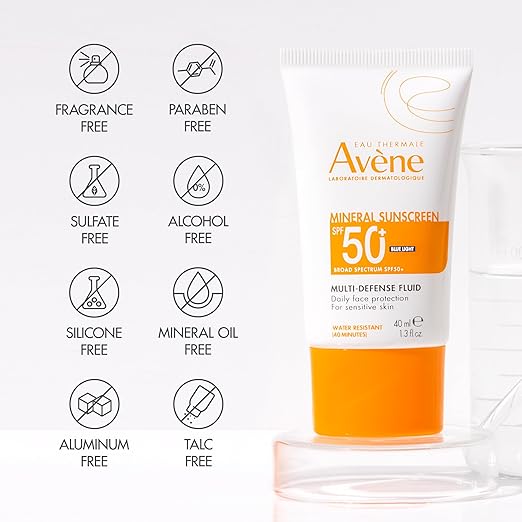 Av?ne Mineral Sunscreen Multi-Defense Fluid SPF 50