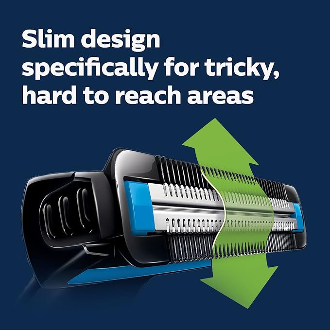 Philips Norelco Bodygroom Series 1100 BG1026/60 Showerproof Body Hair Trimmer and Groomer for Men