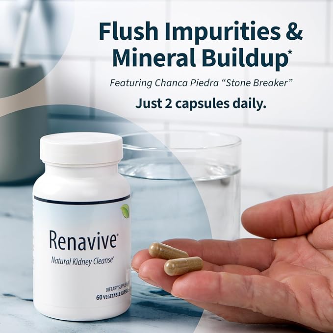 Kidney Cleanse - Premium Kidney Support Supplement with Chanca Piedra Stone Breaker - Supports Natural Cleansing &amp Urinary Tract Health - 60 Capsules (Pack of 3)